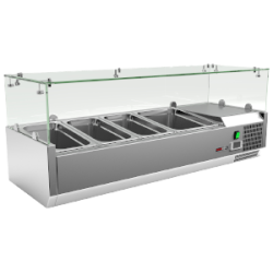 Redfox 5 x GN 1/4 MCH 4120 Vitrína chladicí pultová
