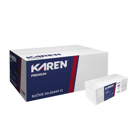 Ručníky ZZ KAREN,PREMIUM 3000, BÍLÝ