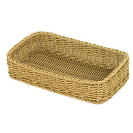 Košík polyratan GN 1/3 světlý