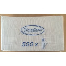 Ubrousky Gastro Bílé 500 KS...