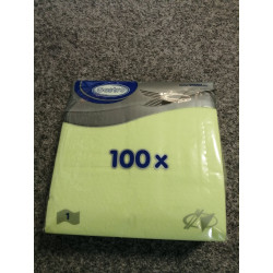 Ubrousky gastro 100 ks 1-vrstvé 33x33cm žlutozelený