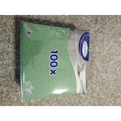 Ubrousky gastro 100 ks 1-vrstvé 33x33cm zelený