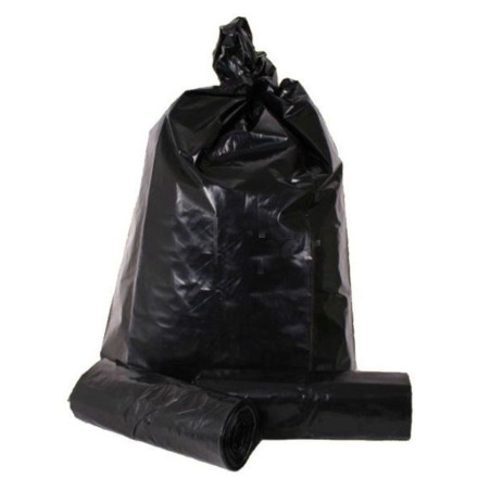 Pytel LDPE 70x110/80my černý 120l /role 15ks/
