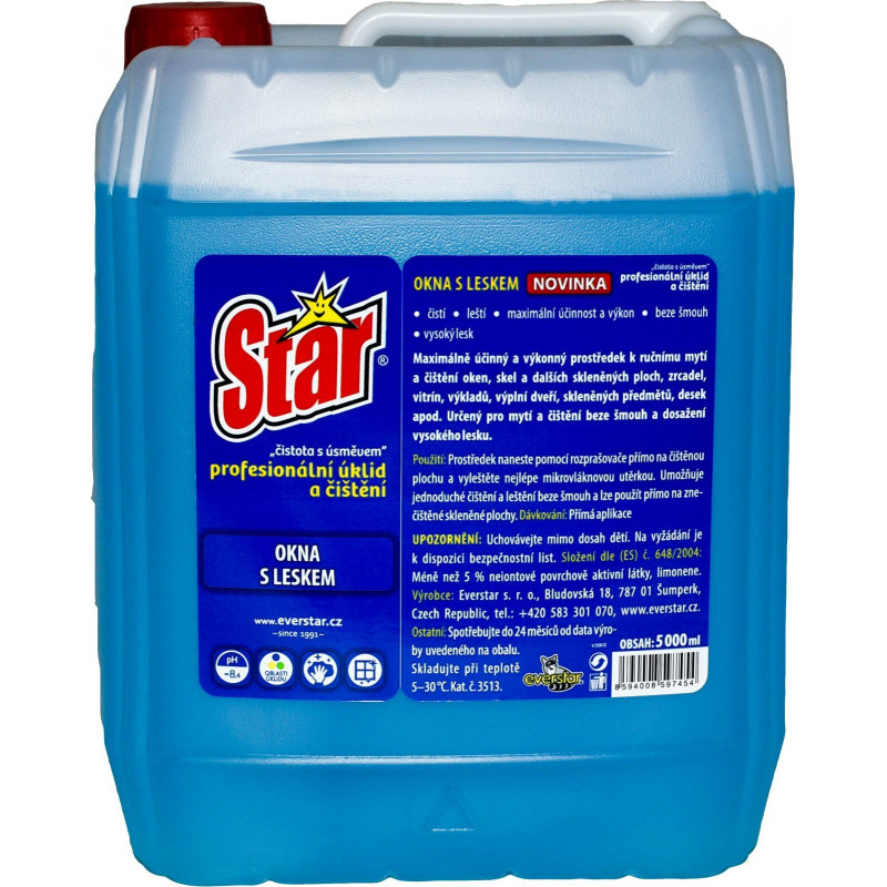 Star Čistič na okna s leskem 5 l