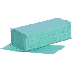 Cliro ZZ Papírové ručníky skládané jednovrstvé zelené